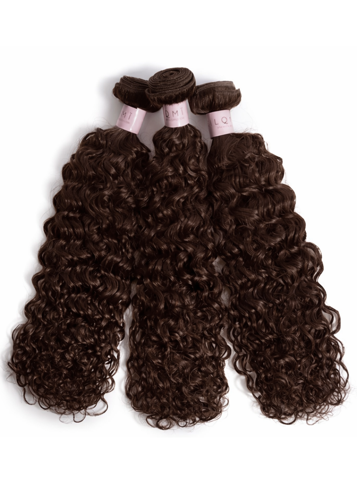Chocolate Brown Waterwave Bundles
